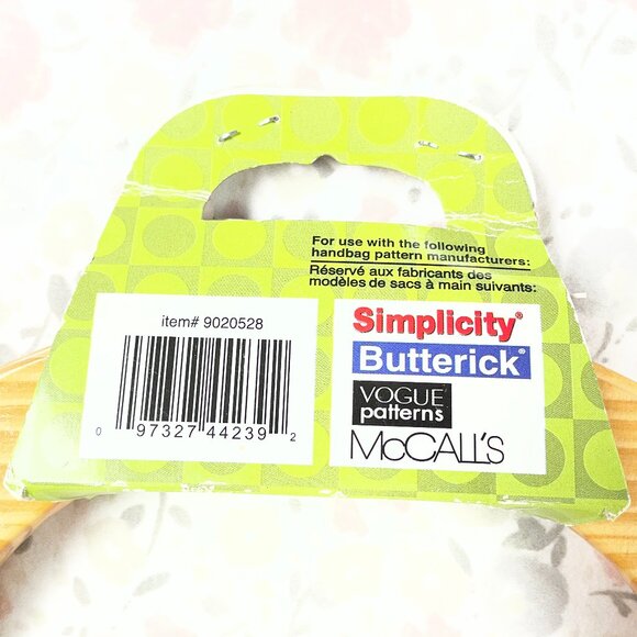 Wooden Purse Handles - for Homemade Purse - Craft Supply - NWT - Picture 6 of 7